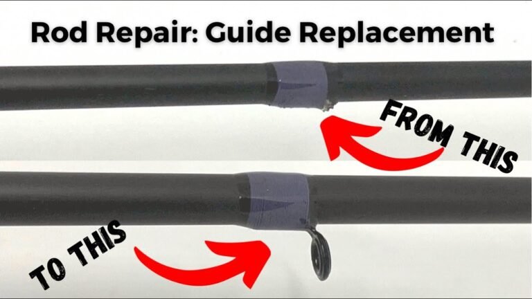 How To Replace Fishing Rod Guide